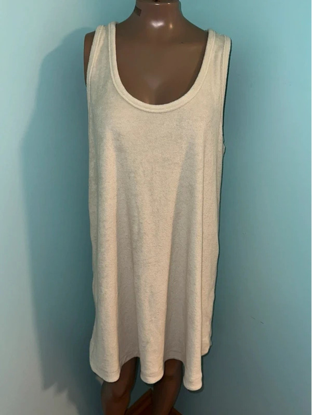 A New Day Women's Terry Tank Shift L Dress NWT